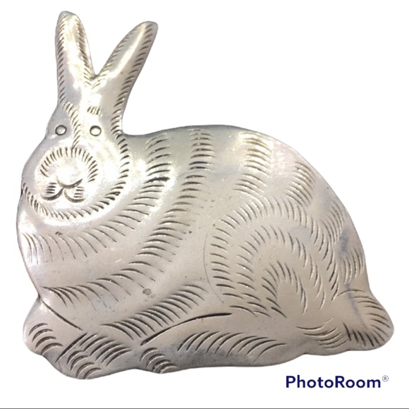 Jewelry - 🐇 Silver metal 🐇 RABBIT PIN ‼️